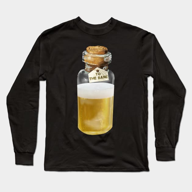 Cheers to the Bane Long Sleeve T-Shirt by drawnexplore